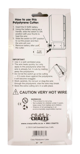 Polystyrene Cutter + Extra Cutting Wire