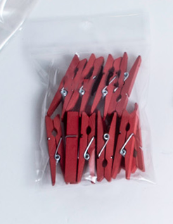 Peg Set [15 Pack] [Red] [Mini]