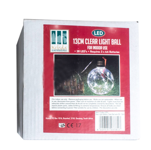Clear Light Ball - 13CM Koleda