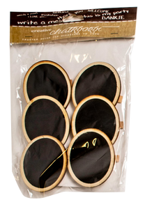 Chalkboard Pegs - Oval