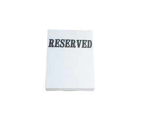 Table Reserved Cards [12 Pack]