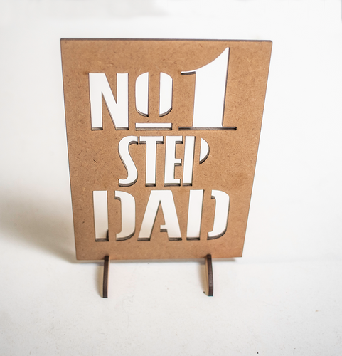 No.1 Step Dad | Cake Topper