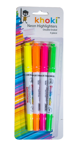 Highlighters [4 Piece] [Neon Double Ended]