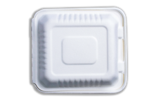 Load image into Gallery viewer, (1.2L3C)Clamshell Take-Out Container - Biodegradable [3 Comp]