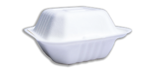 Clamshell Take-Out Container - Biodegradable