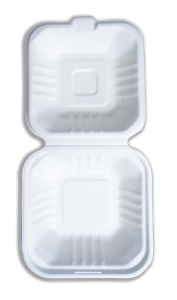 Clamshell Take-Out Container - Biodegradable