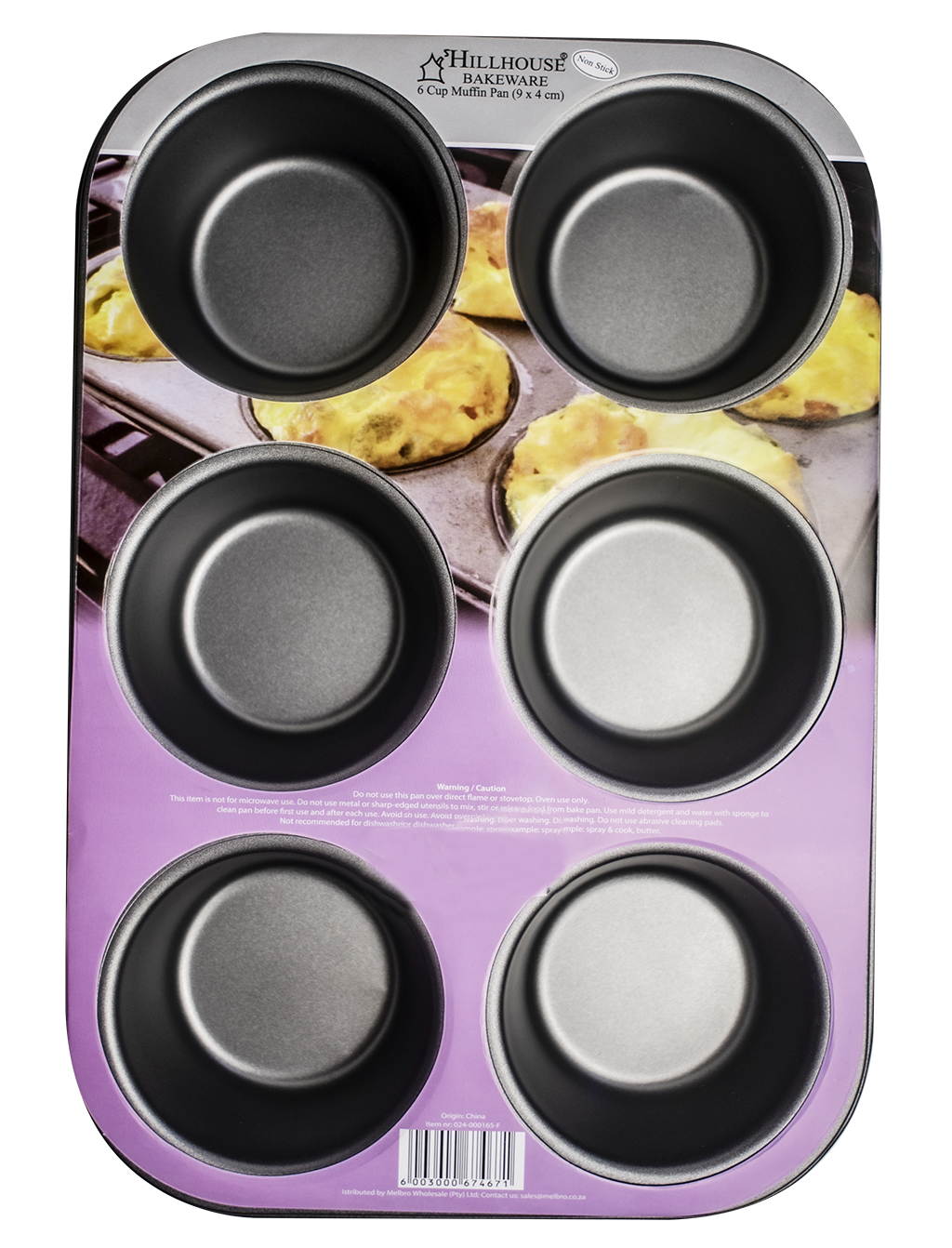Non Stick Muffin Pan 6 Cup 024 000108