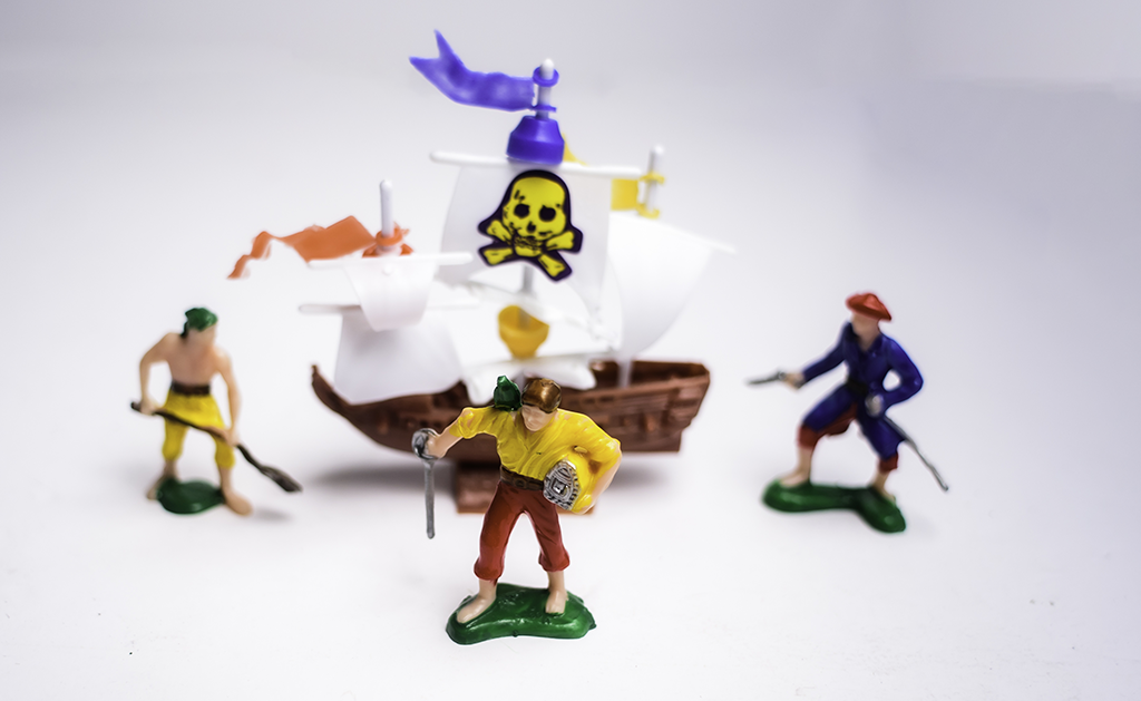 Pirate Themed Cake Figurine Decorations
