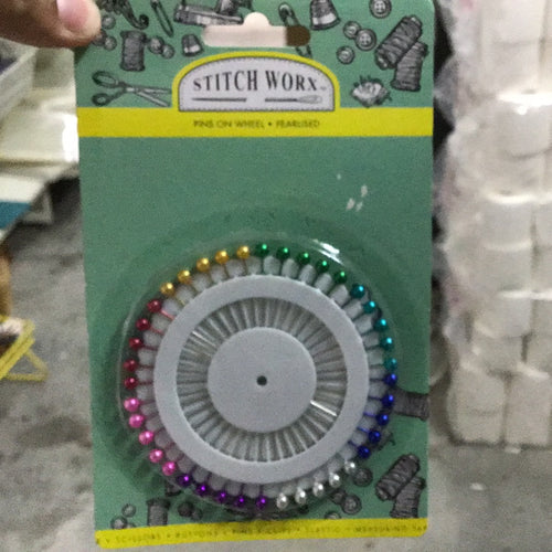Pins on Wheel - Pearlised (40Pcs)