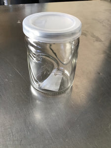 Heart Glass Jar with Lid