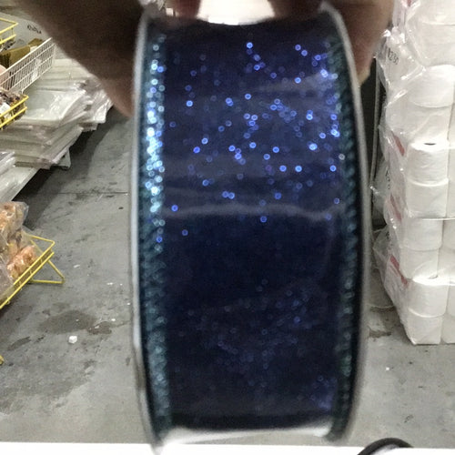 WGLITTER/Navy Ribbon