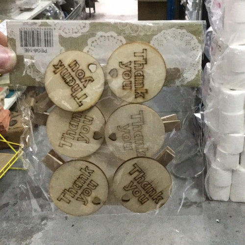 Peg Tags (6 Pcs) Small