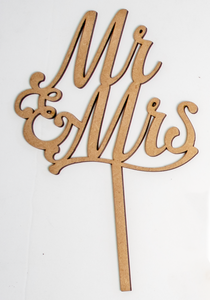 Mr & Mrs | Cake Topper